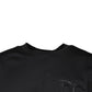 Black DG Logo Print Cotton Crew Neck T-shirt