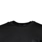 Black DG Logo Cotton Crew Neck T-shirt