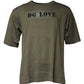 Army Green DG Love Cotton Crew Neck T-shirt