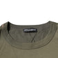 Army Green DG Love Cotton Crew Neck T-shirt