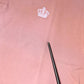 Pink Crown Collared Short Sleeve Polo T-shirt