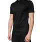 Black DG Collared Short Sleeves Polo T-shirt