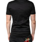 Black DG Collared Short Sleeves Polo T-shirt