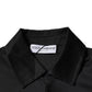 Black DG Collared Short Sleeves Polo T-shirt