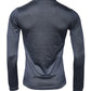 Dark Gray Silk Crew Neck Pullover Sweater