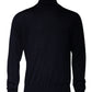 Blue Cashmere Turtleneck Pullover Sweater