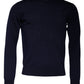 Blue DG Logo Wool Crew Neck Pullover Sweater