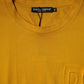 Dark Yellow Logo Crew Neck Short Sleeves T-shirt