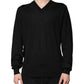 Black Cashmere V-neck Pullover Sweater