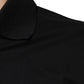 Black DG Collared Short Sleeves Polo T-shirt