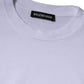 White Logo Cotton Jersey Crew Neck Short Sleeves T-shirt