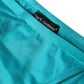 Blue Green Nylon Beachwear Swimwear Bottom Bikini