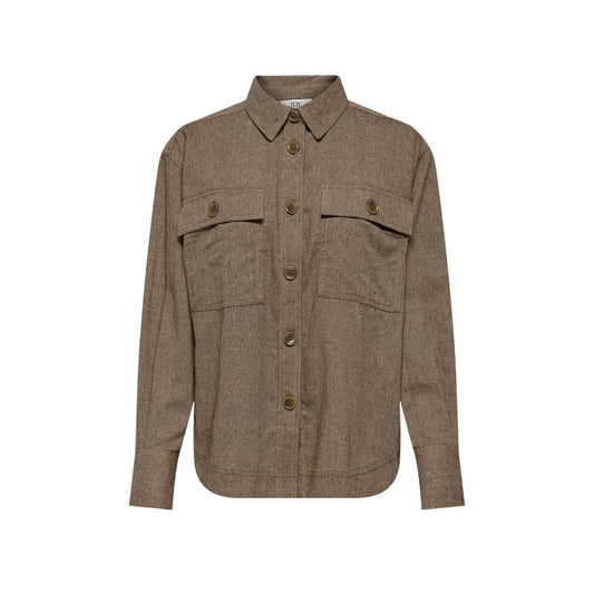 Beige Recycled Cotton Shirt