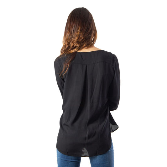 Black Polyester Sweater