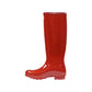 Red Recycled Polyester Boot