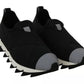 Black Shark Neoprene Stretch Sneakers Shoes