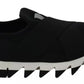 Black Shark Neoprene Stretch Sneakers Shoes