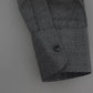 Gray SICILIA Dotted Semi Fitted Formal Shirt
