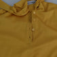 Yellow Silk Knit Pullover Ascot Collar Top