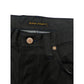 Black Cotton Jeans Denim