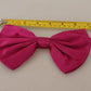 Pink 100% Silk Adjustable Neck Bow Tie Men