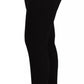 Black High Waist Stretch Pants Tights