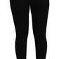 Black High Waist Stretch Pants Tights