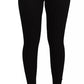 Black High Waist Stretch Pants Tights