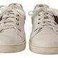 White Leather Heart Low Top Casual Sneakers Shoes