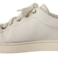 White Leather Heart Low Top Casual Sneakers Shoes