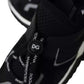 Black White Logo Sorrento Mens Sneakers Shoes