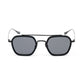 Black Stainless Steel Stainless Steel Sunglasses