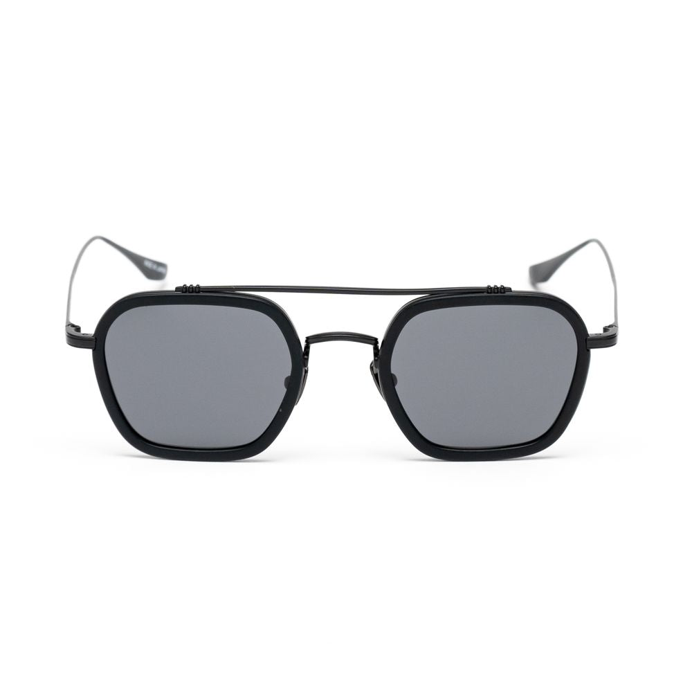 Black Stainless Steel Stainless Steel Sunglasses