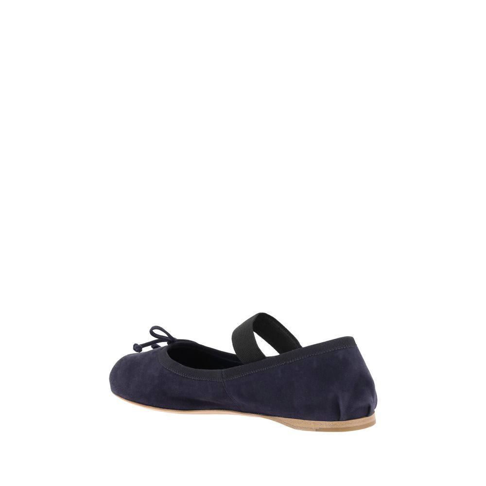 Suede Ballerinas