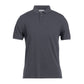 Gray Cotton Polo Shirt