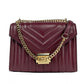 Whitney Medium Chain Shoulder Flap Crossbody Oxblood