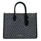 Mirella Medium Top Zip Crossbody Tote Bag Black