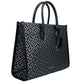 Mirella Medium Top Zip Crossbody Tote Bag Black