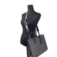 Mirella Medium Top Zip Crossbody Tote Bag Black