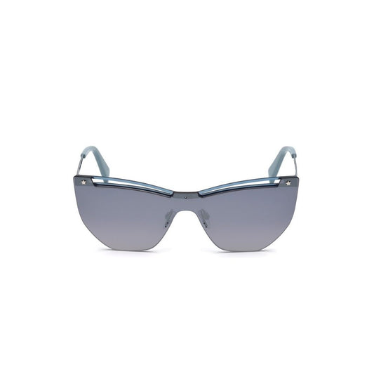 Bicolor Metal Metal Metal Sunglasses