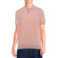 Pink Cotton Polo Shirt