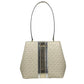 Medium Pratt Bucket Shoulder Bag Purse Pale Gold/Cream