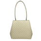 Medium Pratt Bucket Shoulder Bag Purse Pale Gold/Cream