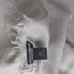 Gray Cashmere Wrap Shawl Fringe Scarf