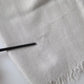 Gray Cashmere Wrap Shawl Fringe Scarf