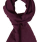 Purple Cashmere Knit Wrap Shawl Scarf
