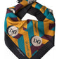 Multicolor Printed Square Handkerchief Scarf
