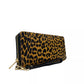 Jet Set Animal Print Continental Wristlet Wallet