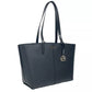 Medium Zip Top Tote Carryall Bag Black