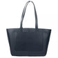 Medium Zip Top Tote Carryall Bag Black